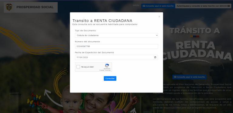 Renta Ciudadana - Consulta Y Conoce Tu Ingreso