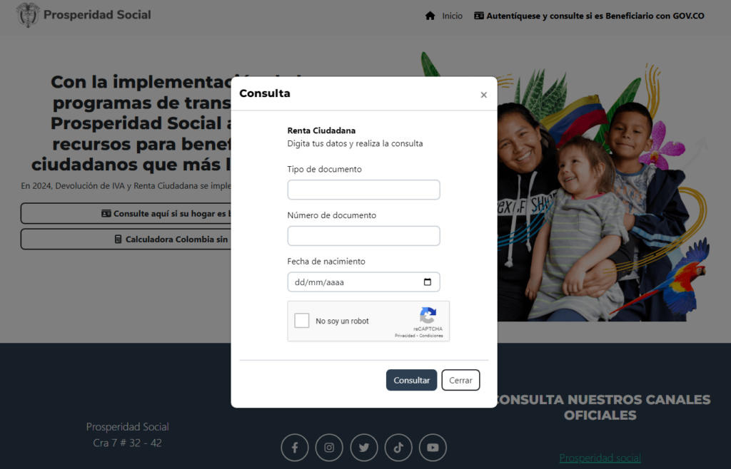 Renta Ciudadana: Consulta el Listado de Beneficiarios 2 Consulta listado de beneficiarios renta ciudadana