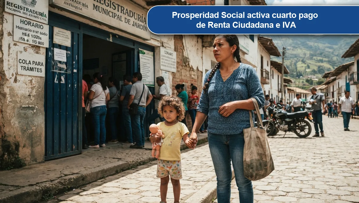Renta Ciudadana 1 Prosperidad Social activa cuarto pago de Renta Ciudadana e IVA